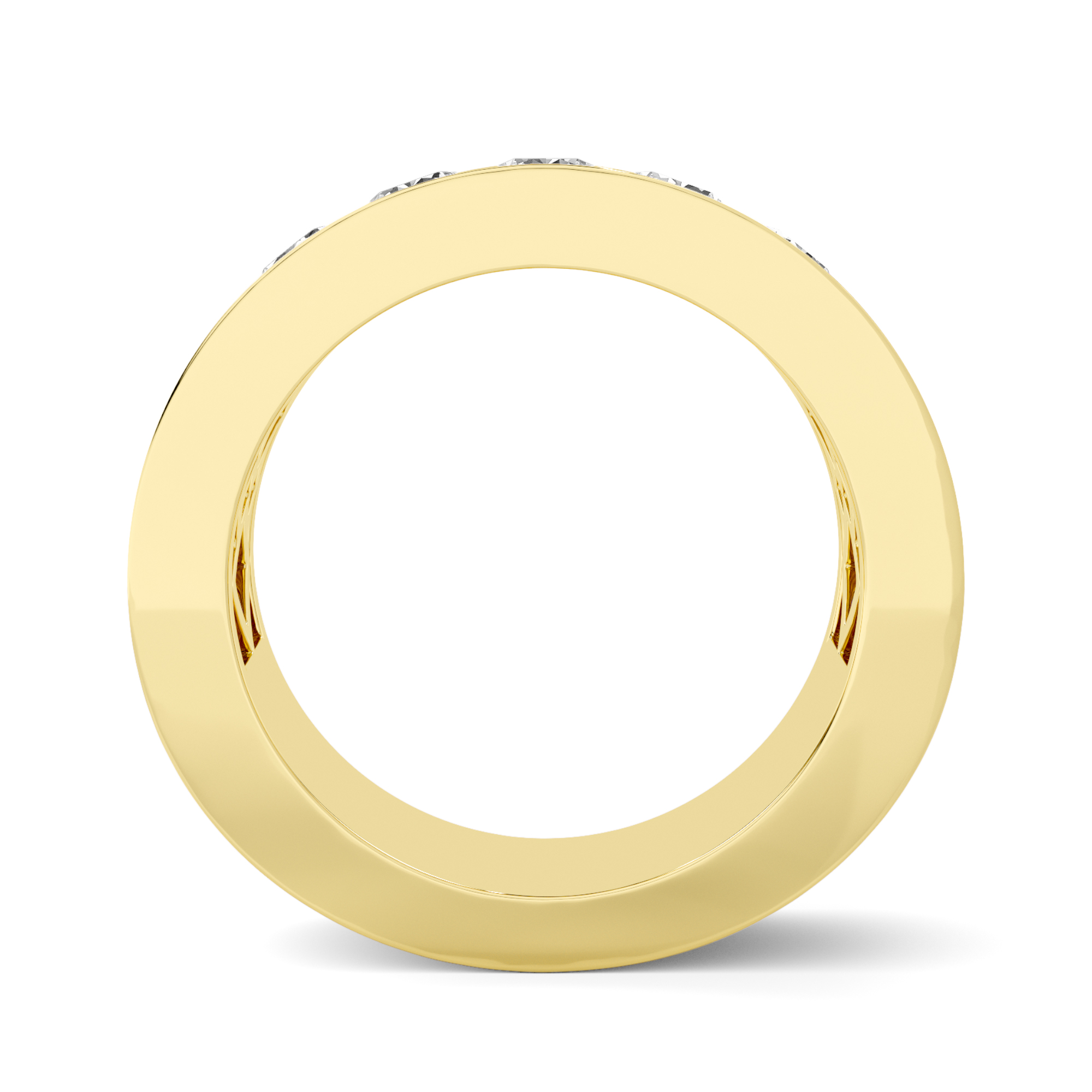MEN'S SAPPHIRE AND DIAMOND BAND - 1